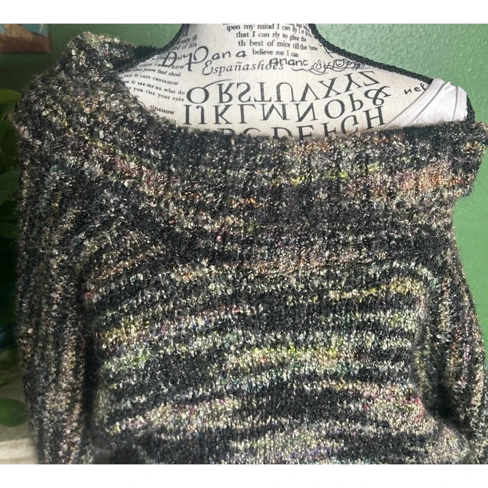 Rag Off The Shoulder Grunge Fairy goblin core sweater Small